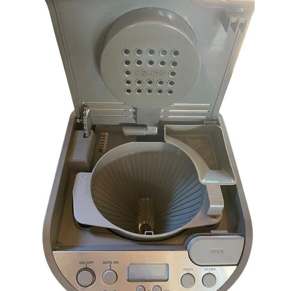 KRUPS KM406 Coffee Pot Maker. 12 cups. Silver. Works great! - Picture 3 of 8